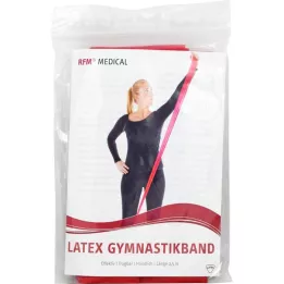 RFM Gymnastikbånd latex medium 2,5 m rød, 1 stk