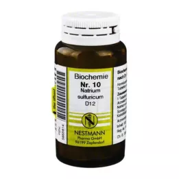 BIOCHEMIE 10 Natrum sulfuricum D 12 tabletter, 100 stk