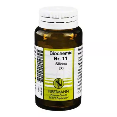 BIOCHEMIE 11 Silicea D 6 tabletter, 100 stk BIOCHEMIE 11 Silicea D 6 tabletter, 100 stk
