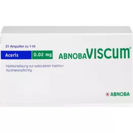 ABNOBAVISCUM Aceris 0,02 mg ampuller, 21 stk