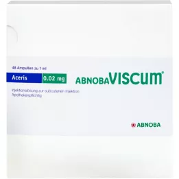ABNOBAVISCUM Aceris 0,02 mg ampuller, 48 stk
