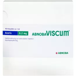 ABNOBAVISCUM Aceris 0,2 mg ampuller, 48 stk