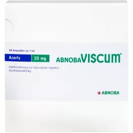 ABNOBAVISCUM Aceris 20 mg ampuller, 48 stk