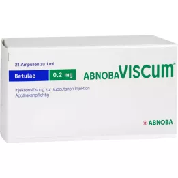 ABNOBAVISCUM Betulae 0,2 mg ampuller, 21 stk