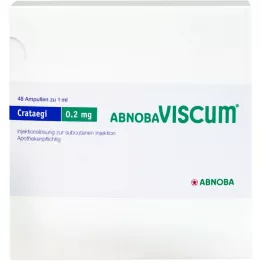 ABNOBAVISCUM Crataegi 0,2 mg ampuller, 48 stk