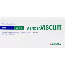 ABNOBAVISCUM Pini 20 mg ampuller, 8 stk