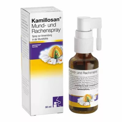 KAMILLOSAN Mund- og halsspray, 30 ml