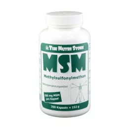 MSM 500 mg Methylsulfonylmethan kapsler, 250 stk