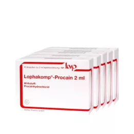 LOPHAKOMP Procaine 2 ml injektionsopløsning, 50X2 ml