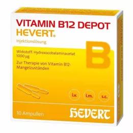 VITAMIN B12 DEPOT Hevert ampuller, 10 stk
