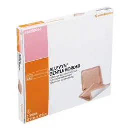 Allevyn Gentle Border 17,5x17,5 cm bandage, 5 stk
