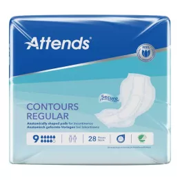 ATTENDS Contours Regular 9 skabeloner, 28 stk