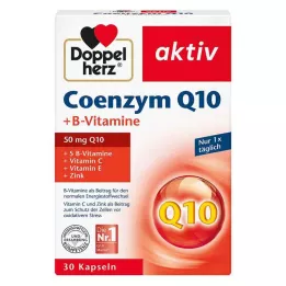 DOPPELHERZ Coenzym Q10+B Vitaminer Kapsler, 30 stk
