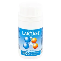 Lactase 1500 FCC enzymkapsler, 100 stk