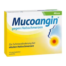 MUCOANGIN Mynte 20 mg pastiller, 18 stk