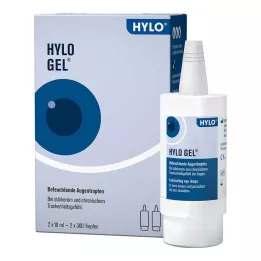 HYLO-GEL Øjendråber, 2X10 ml