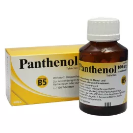 PANTHENOL 100 mg Jenapharm tabletter, 100 stk