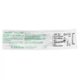VASOFIX Braunüle 18 G 33 mm grøn/hvid, 1 stk
