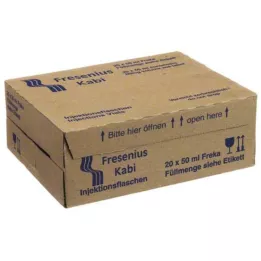 AMPUWA Freka flaske injektions-/infusionsopløsning, 20X50 ml