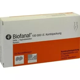 BIOFANAL Kombi. 25g salve + 6 vaginale tabletter, 1 stk