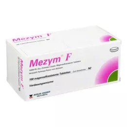 MEZYM F gastro-resistente tabletter, 100 stk