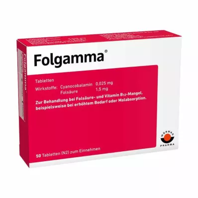 FOLGAMMA Tabletter, 50 stk FOLGAMMA Tabletter, 50 stk