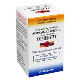 SCHWARZKÜMMELÖL Immerfit kapsler, 50 stk