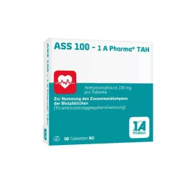 ASS 100-1A Pharma TAH Tabletter, 50 stk