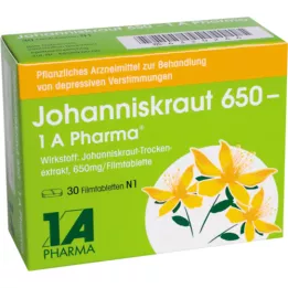 JOHANNISKRAUT 650-1A Pharma filmovertrukne tabletter, 30 stk