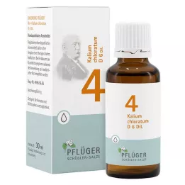 BIOCHEMIE Pflueger 4 Kalium chloratum D 6 dråber, 30 ml