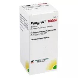 PANGROL 10.000 hårde kapsler med enterisk coatede pellets, 50 stk