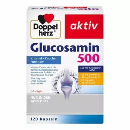 DOPPELHERZ Glucosamin 500 kapsler, 120 stk