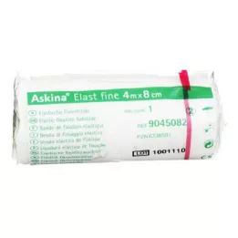 ASKINA Elast Fin bandage 8 cmx4 m cellofan, 1 stk