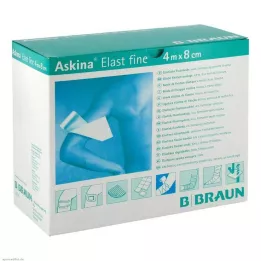 ASKINA Elast Fin Bandage 8 cmx4 m løs, 20 stk