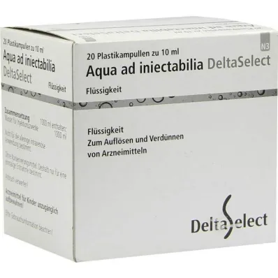Aqua AD Iniectabilia Plastic, 20X10 ml Aqua AD Iniectabilia Plastic, 20X10 ml