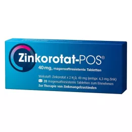 ZINKOROTAT POS gastro-resistente tabletter, 20 stk