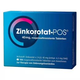 ZINKOROTAT POS gastro-resistente tabletter, 100 stk