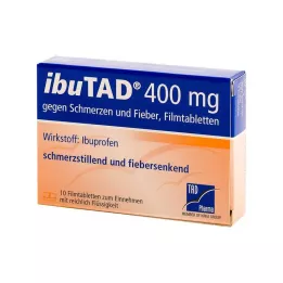 IBUTAD 400 mg mod smerter og feber, filmovertrukne tabletter, 10 stk