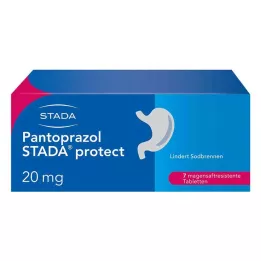 PANTOPRAZOL STADA protect 20 mg gastro-resistente tabletter, 7 stk