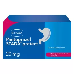 PANTOPRAZOL STADA protect 20 mg gastro-resistente tabletter, 14 stk