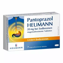 PANTOPRAZOL Heumann 20 mg mod halsbrand mr., 7 stk