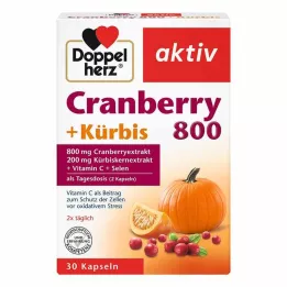 DOPPELHERZ Tranebær+græskarkapsler, 30 stk