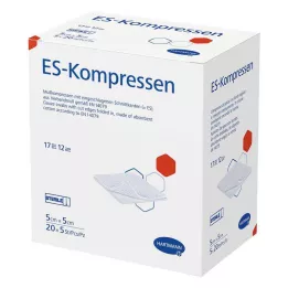 ES-KOMPRESSEN steril 5x5 cm 12-pak, 20X5 stk