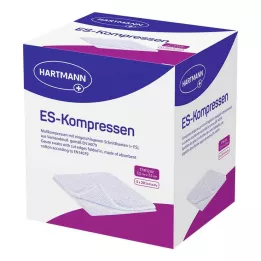 ES-KOMPRESSEN steril 7,5x7,5 cm 12-fold storpakning, 5X20 stk