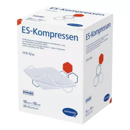 ES-KOMPRESSEN steril 10x10 cm 12-fold bulkpakke, 20X5 stk