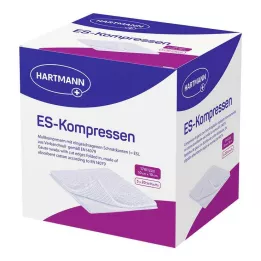 ES-KOMPRESSEN steril 10x10 cm 12-fold storpakning, 5X20 stk