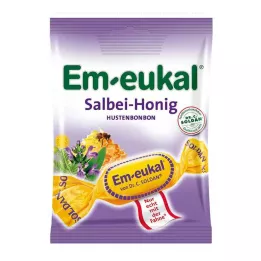 EM-EUKAL Salviehonningkonfekt med sukker, 75 g