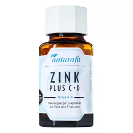 NATURAFIT Zink Plus C+D kapsler, 90 stk