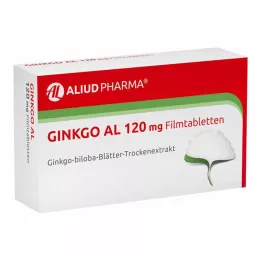 GINKGO AL 120 mg filmovertrukne tabletter, 120 stk
