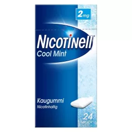 NICOTINELL Tyggegummi Cool Mint 2 mg, 24 stk